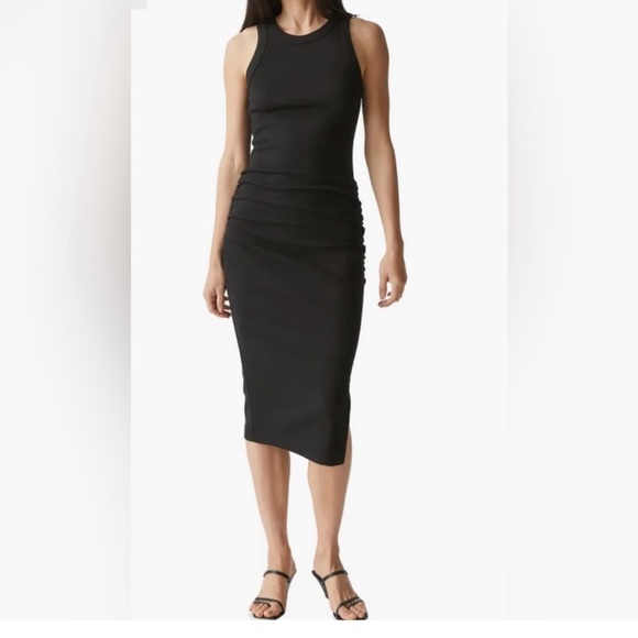 Michael Stars Dresses & Skirts - 🆕 Michael Stars Wren Ruched Midi
Tank Dress - Ultra Rib NWOT